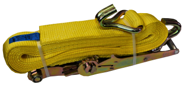 Zurrgurt, 2-teilig, mit Ratsche und Spitzhaken, LC 5.000 daN, diverse Längen, 75 mm breit